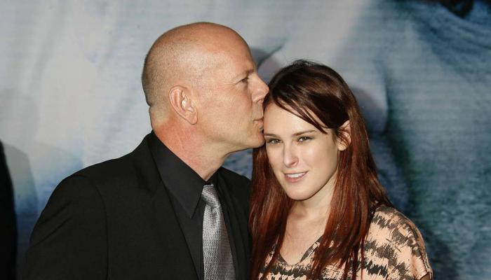 Bruce and Rumer Willis