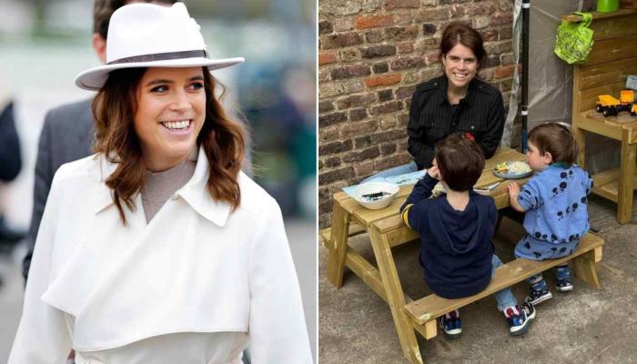 The mom of two shared a rare snap of her kids to mark the special occasion