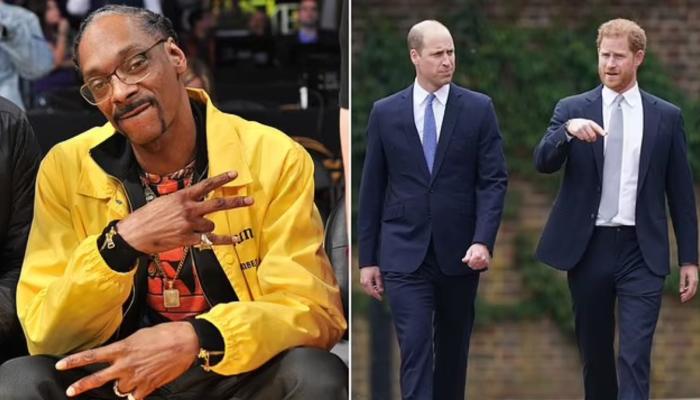 Snoop Dogg opened up about his fondness for the royal brothers Prince William and Prince Harry