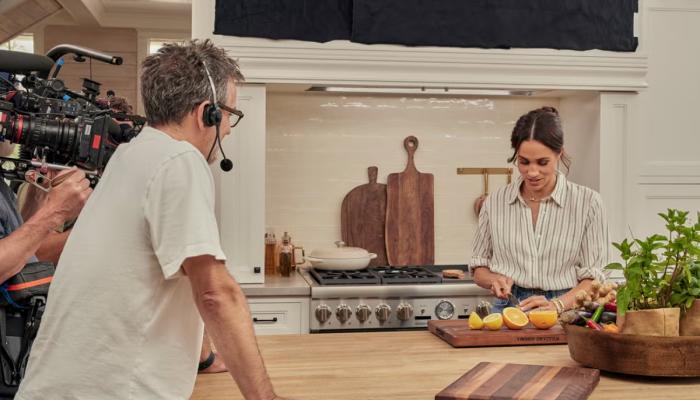 The visit was part of Meghan’s PR rollout for her lifestyle brand As Ever and her Netflix series
