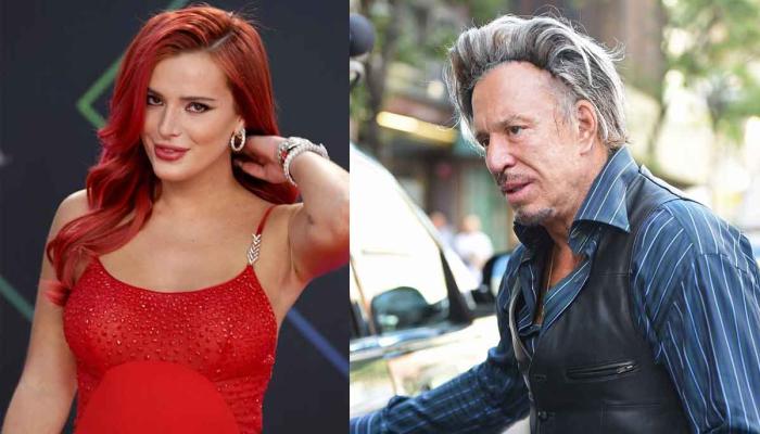 Bella Thorne says costar Mickey Rourke injured her genitals