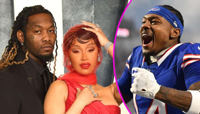 Cardi B, Offset and Stefon Diggs