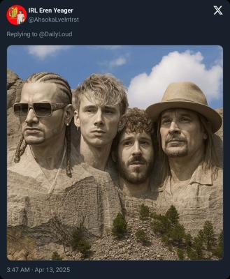 White rapper Mount Rushmore controversy explained
