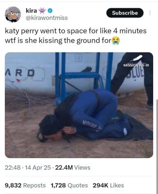 Katy Perry space trip flooded with jokes, criticism