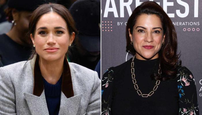 The episode opens with Meghan Markle recalling her first meeting with Saujani at Kensington Palace in 2018
