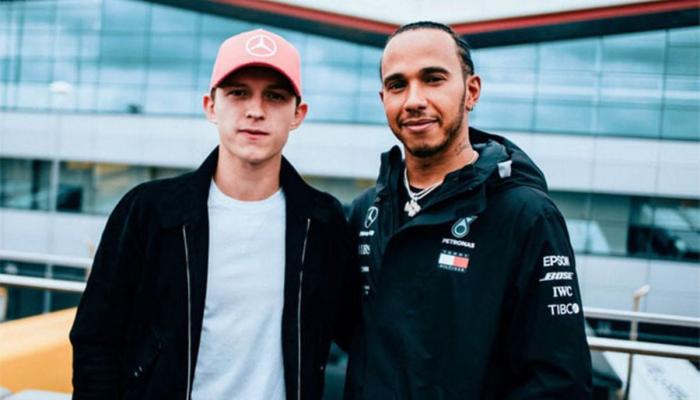 Tom Holland and Lewis Hamilton unite to promote their beverage brand