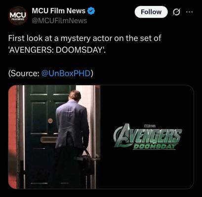 Avengers: Doomsday: mystery actor sends fans reeling