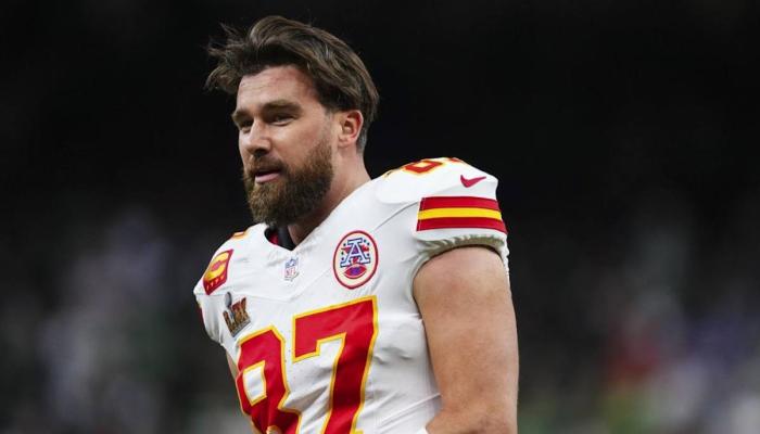 Travis Kelce has a cool playoff beard, but his hairs are speculating fans