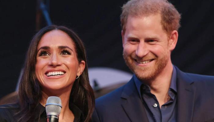 Meghan Markle appeared emotional reading notes from her children and called life with Prince Harry “happier than ever