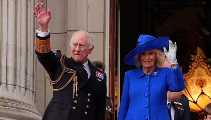 How King Charles paid tribute to his grandfather King George VI this VE Day