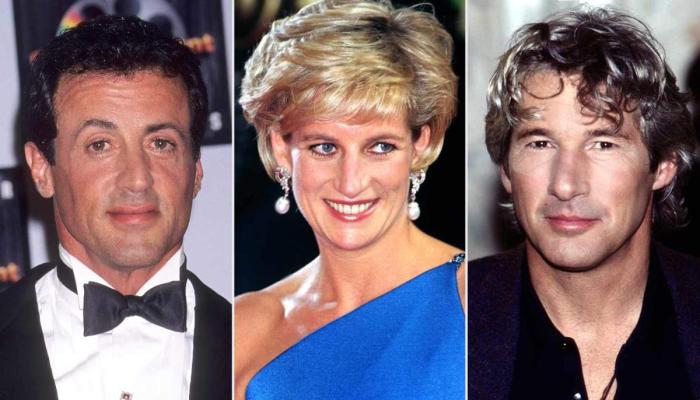 Princess Diana was deep in conversation with Gere when Stallone allegedly lost his cool, feeling sidelined