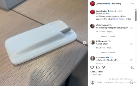 Justin Bieber gets influenced by Hailey Bieber for morbid mobile case