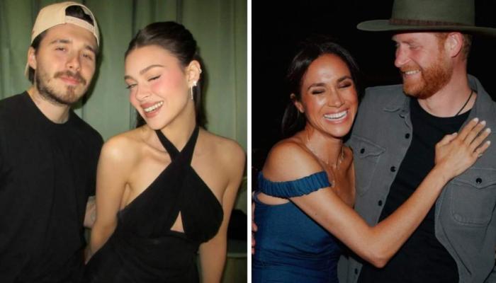 The event wasn’t even hosted by Harry and Meghan, and their interaction with the Beckhams was minimal