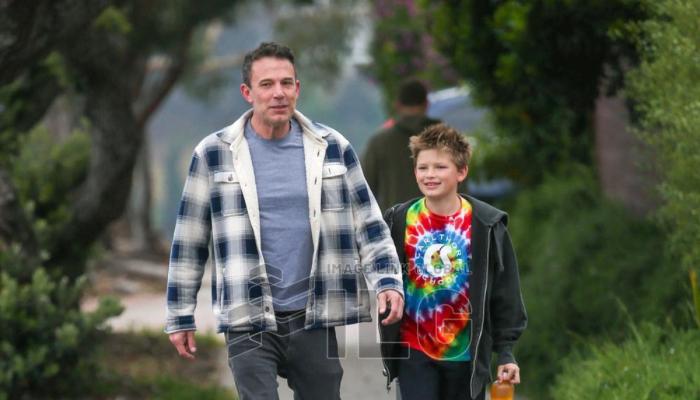 Ben Affleck spends quality time with his kids