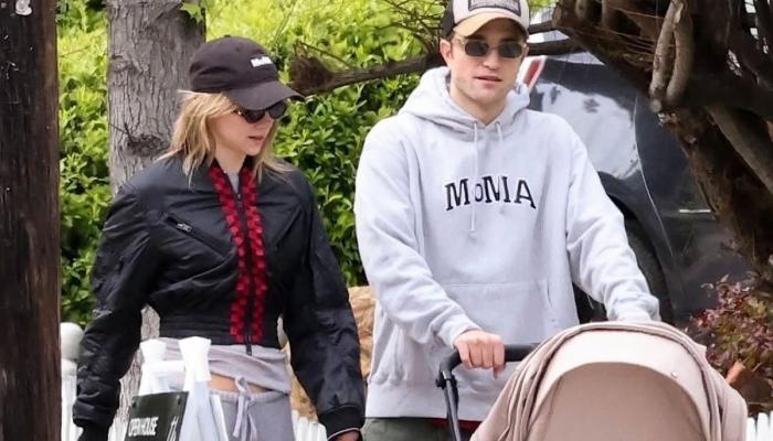 Robert Pattinson steps out in L.A. with baby daughter