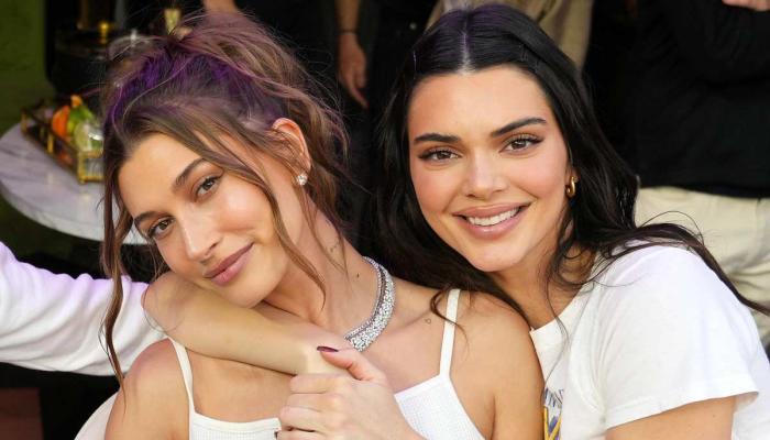Hailey Bieber makes offensive gesture toward Kendall Jenner