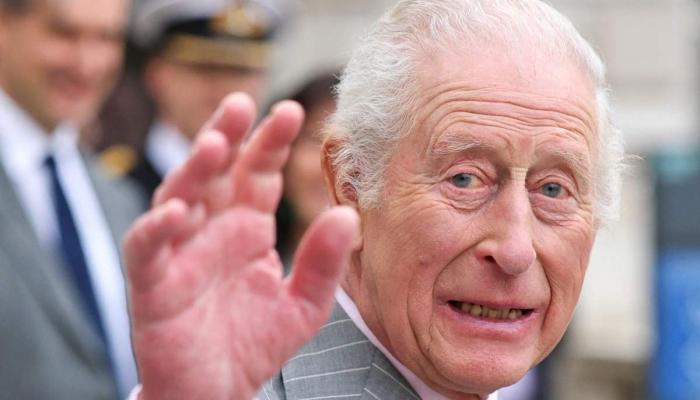King Charles attended a service marking the 400th anniversary of the Queen’s Chapel, smiling throughout the 40-minute event
