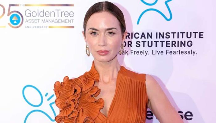 Emily Blunt turns heads in bold gown at NYC gala