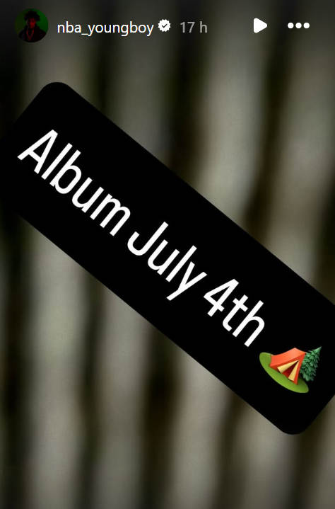 NBA YoungBoy reveals next album release date
