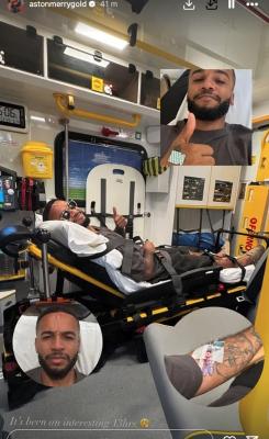 Aston Merrygold rushed to hospital after major career milestone