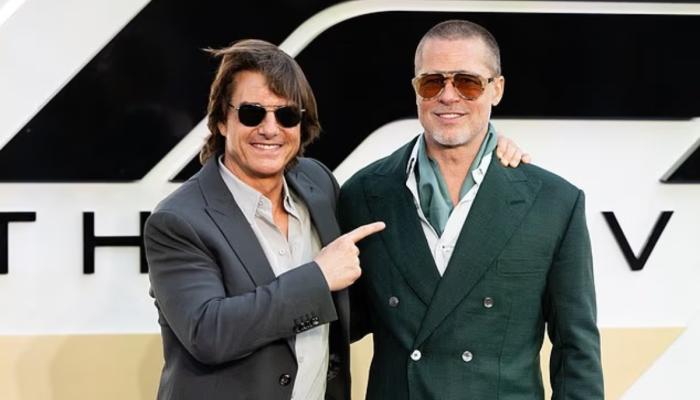 Tom Cruise, Brad Pitt share tense moment on the red carpet