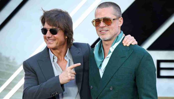 Tom Cruise’s gesture with Brad Pitt gets analysed by fans