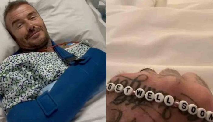 David Beckham hospitalised after being in pain