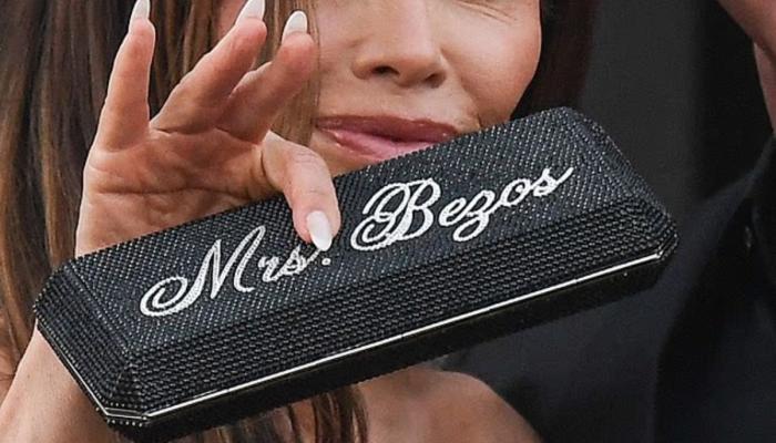 Lauren Sanchez serves Hollywood look in Versace gown at post-wedding party