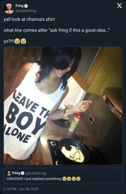 Rihanna’s old photo ignites wild Drake theory