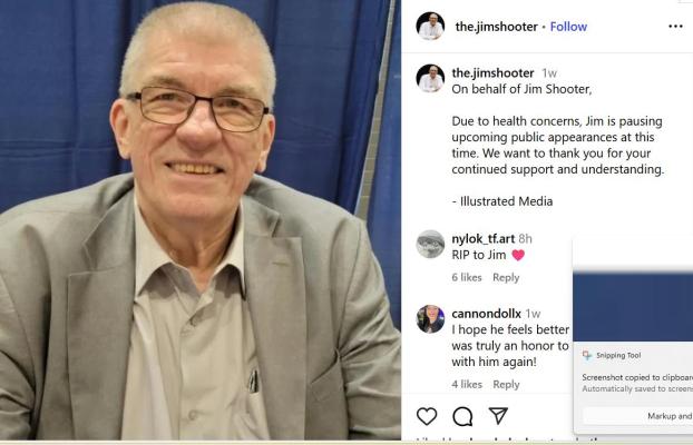 Comics world mourns: Jim Shooter, marvel icon, passes away at 73
