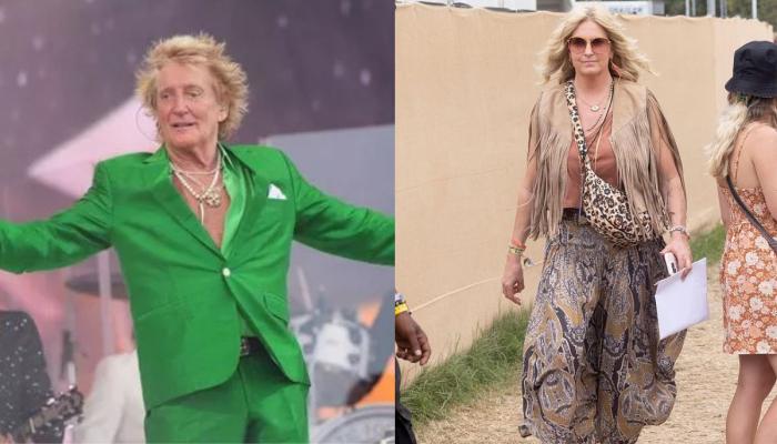 Rod Stewart’s pays heartfelt tribute to Penny Lancaster at Glastonbury