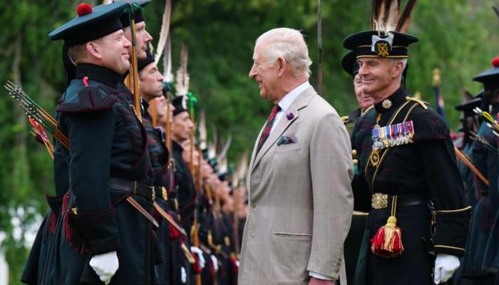 King Charles beams with joy at Ceremony of the Keys in Scotland