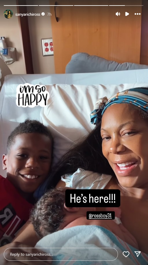 ‘Real Housewives’ star Sanya Richards welcomes new family member