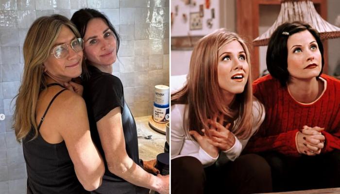 Friends stars Jennifer Aniston, Courteney Cox share reunion on Instagram