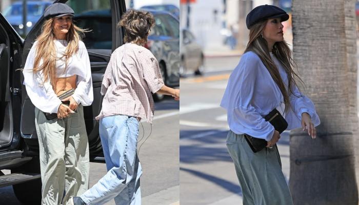 Jennifer Lopez debuts bold style while out shopping