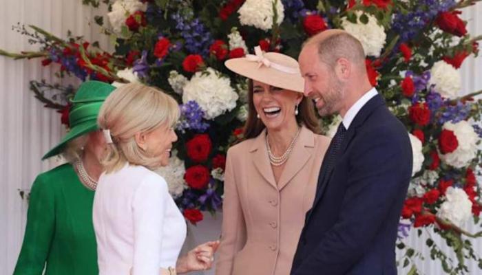 Kate Middleton and Brigitte Macrons sweet moment goes viral