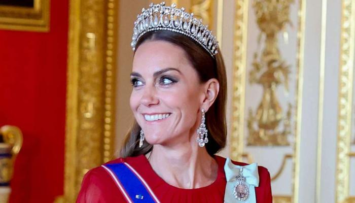 Kate Middleton dazzles in tiara and gown at emotional royal comeback