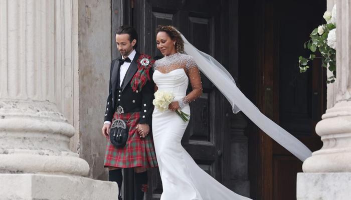 How did Mel B manage to get married at London’s exclusive location?