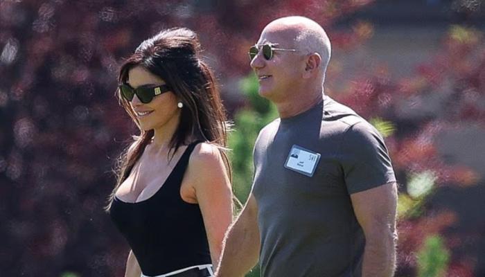 Lauren Sanchez, Jeff Bezos stun at Valley after Venice wedding