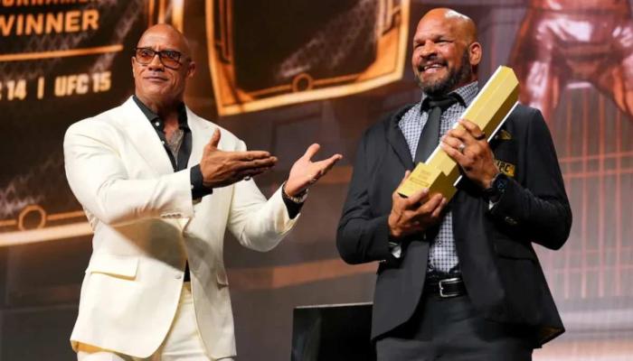 Dwayne Johnson thanks Mark Kerr for changing his life: Watch