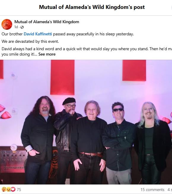 RIP David Kaff: Viv Savage’s ‘Spinal Tap’ legacy continues to rock on