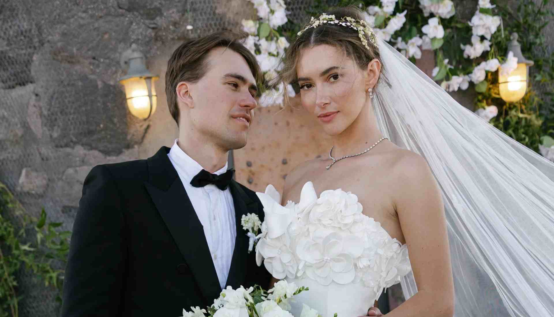 Madeleine White finally drops wedding pictures