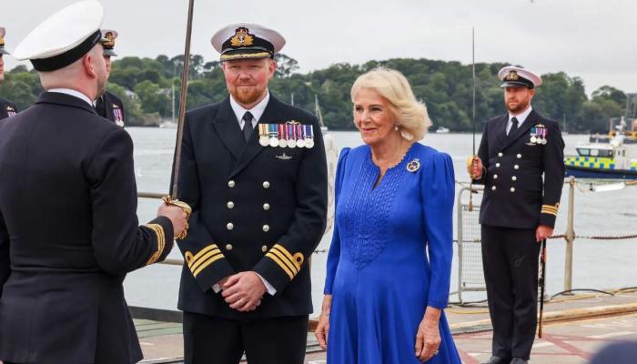 Queen Camilla makes history as first woman named Vice Admiral of the UK