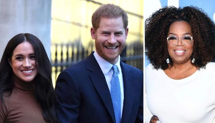 Oprah Winfrey teases Prince Harry and Meghan Markle over their tricky last name