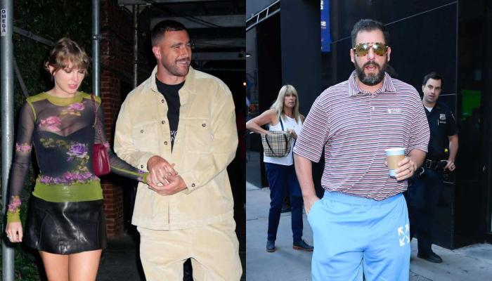 Adam Scott unmasks real Taylor Swift, Travis Kelce