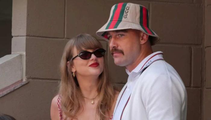 Travis Kelce reacts to unexpected shoutout for Taylor Swift