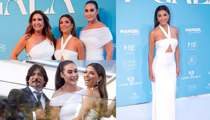 Eva Longoria stuns in white cutout gown at Marbella’s Global Gift Gala