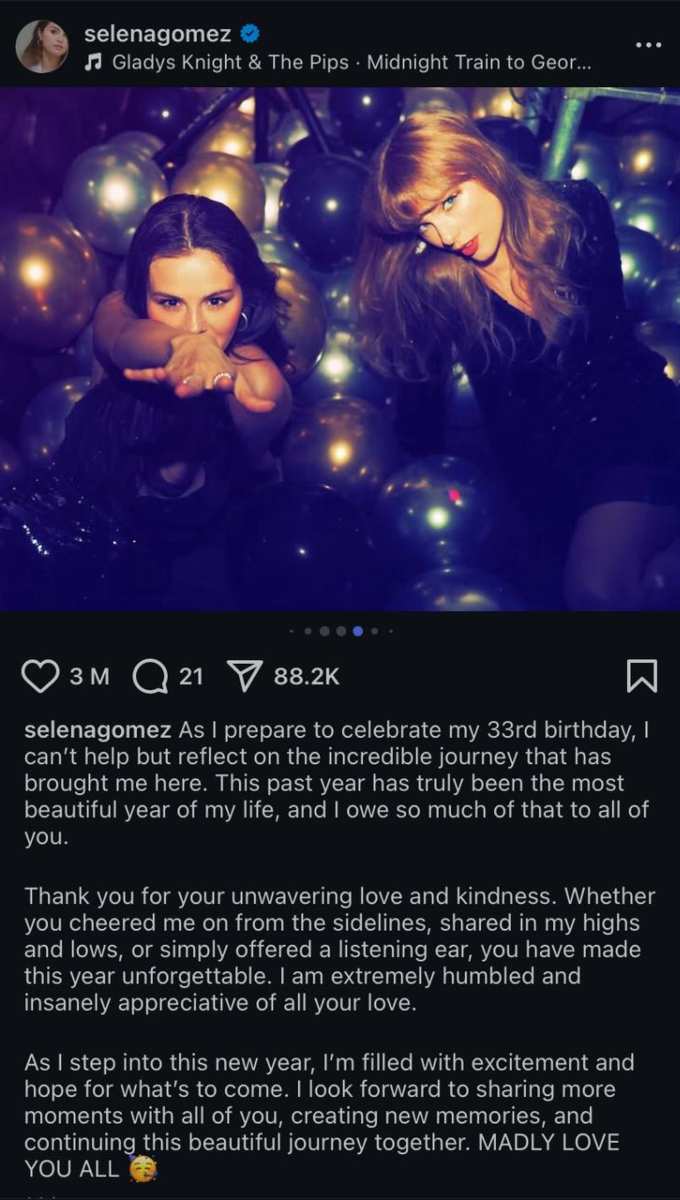 Selena Gomez, Taylor Swift celebrate new milestone together