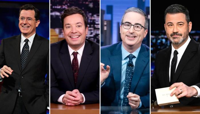 Late-Night crew crashed Stephen Colbert’s Coldplay Kiss-Cam Parody