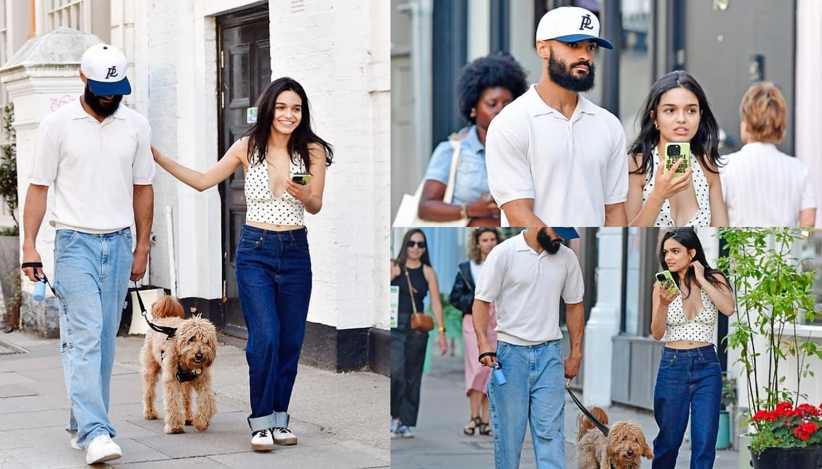 Rachel Zegler spotted getting close with co-star during dog walk